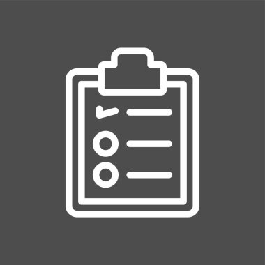 Pano simgesi, vektör illüstrasyonu basit tasarım