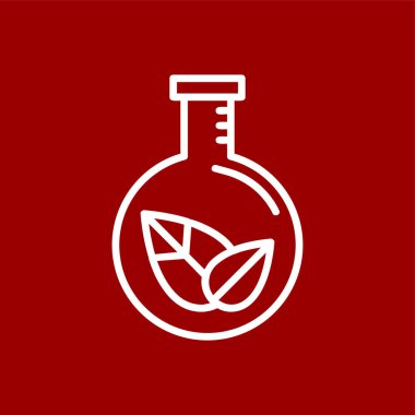 Bilim simgesi, vektör illüstrasyonu basit tasarım