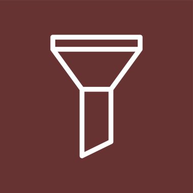 filtre simgesi, vektör illüstrasyonu basit tasarım