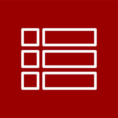 menü simgesi, vektör illüstrasyonu basit tasarım