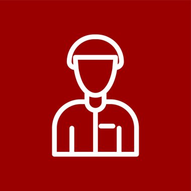 Avatar simgesi, vektör illüstrasyonu basit tasarım