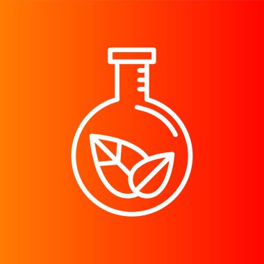 Bilim simgesi, vektör illüstrasyonu basit tasarım