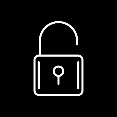 Açılan simge, vektör illüstrasyonu basit tasarım