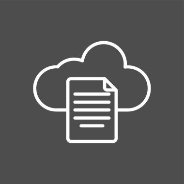 Sayfa simgesi, vektör illüstrasyonu basit tasarım