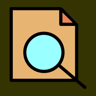 dosya simgesi, vektör illüstrasyonu basit tasarım