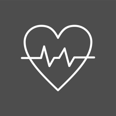 Sağlıklı simge, vektör çizimi basit tasarım