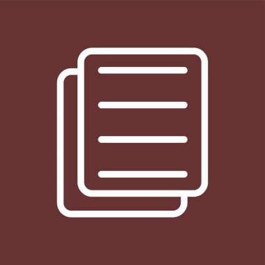 Note icon, vector illustration simple design