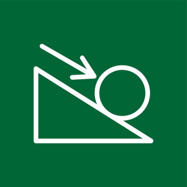 Yuvarlanan simge, vektör illüstrasyonu basit tasarım