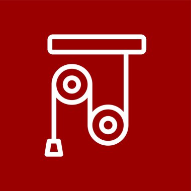 Makara simgesi, vektör illüstrasyonu basit tasarım