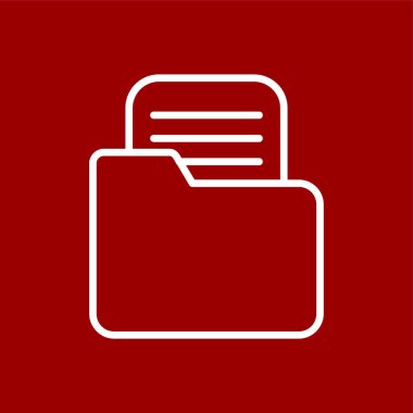 dosya simgesi, vektör illüstrasyonu basit tasarım