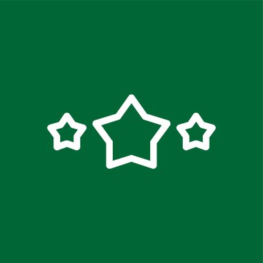 yıldız simgesi, vektör illüstrasyonu basit tasarım