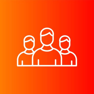 Team icon, vector illustration simple design