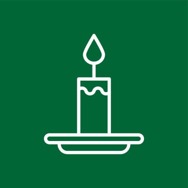 mum simgesi, vektör illüstrasyonu basit tasarım