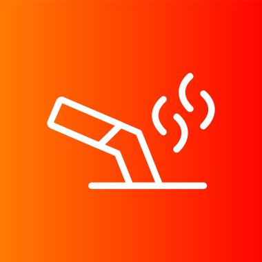 Cigarette Butt icon, vector illustration simple design