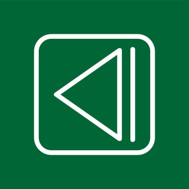 Simgeyi geri al, vektör illüstrasyonu basit tasarım