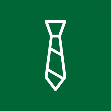 kravat simgesi, vektör illüstrasyonu basit tasarım