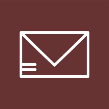 Envelope icon, vector illustration simple design