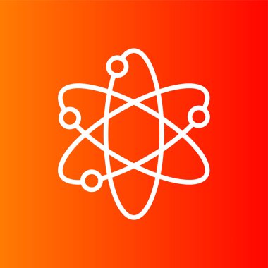 Güneş sistemi simgesi, vektör illüstrasyonu basit tasarım