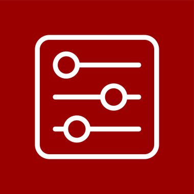 Kaydırma simgesi, vektör illüstrasyonu basit tasarım