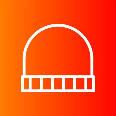 Bereli simge, vektör illüstrasyonu basit tasarım