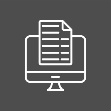 Günlük simgesi, vektör illüstrasyonu basit tasarım