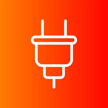 Fiş simgesi, vektör illüstrasyonu basit tasarım