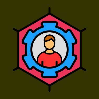 Yetenek simgesi, vektör illüstrasyonu basit tasarım