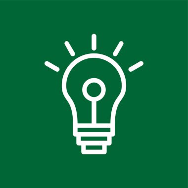 fikir simgesi, vektör illüstrasyonu basit tasarım