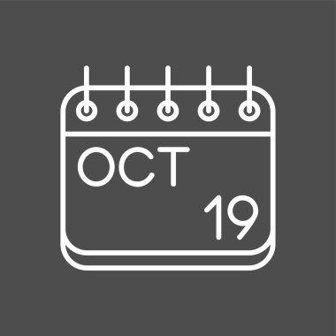 Ekim simgesi, vektör illüstrasyonu basit tasarım