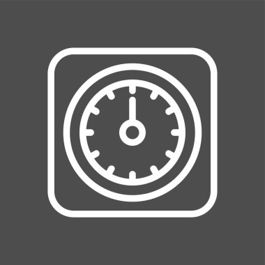 zaman simgesi, vektör illüstrasyonu basit tasarım