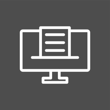 Günlük simgesi, vektör illüstrasyonu basit tasarım