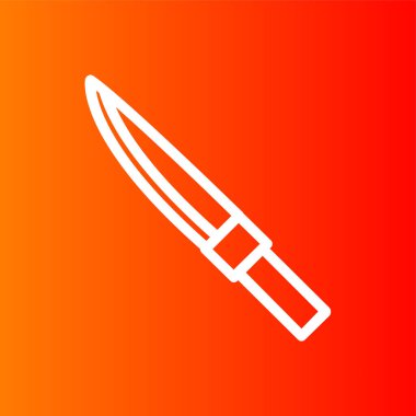 bıçak simgesi, vektör illüstrasyonu basit tasarım