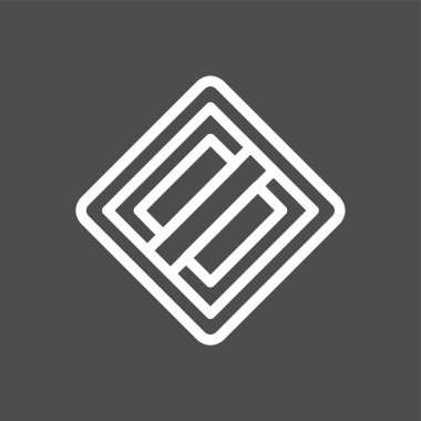 Öncelik simgesinin sonu, vektör illüstrasyonu basit tasarım