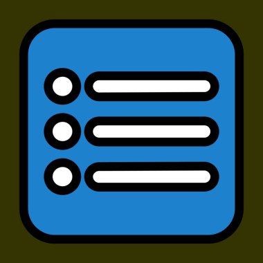 menü simgesi, vektör illüstrasyonu basit tasarım