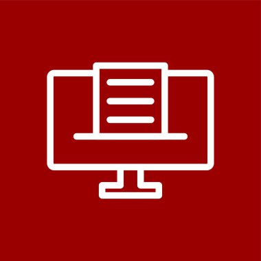 Günlük simgesi, vektör illüstrasyonu basit tasarım