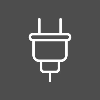 Fiş simgesi, vektör illüstrasyonu basit tasarım