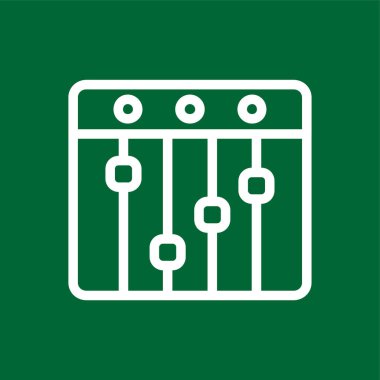 eşitleyici simgesi, vektör illüstrasyonu basit tasarım