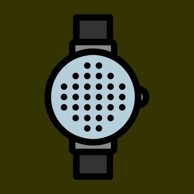 akıllı saat simgesi, vektör illüstrasyonu basit tasarım