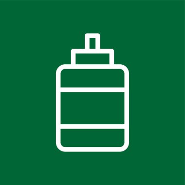 Ketçap simgesi, vektör illüstrasyonu basit tasarım