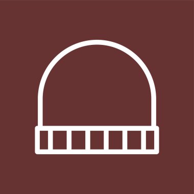 Bereli simge, vektör illüstrasyonu basit tasarım