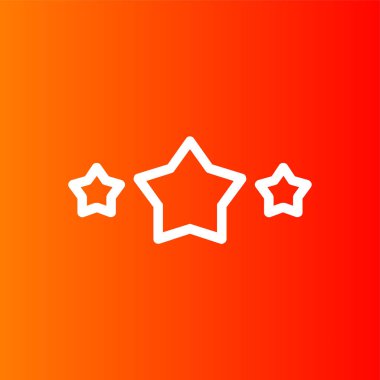 yıldız simgesi, vektör illüstrasyonu basit tasarım