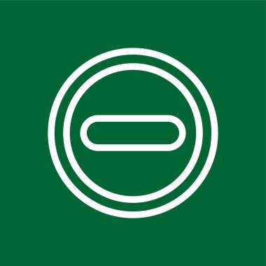 Simge girmeyin, vektör illüstrasyonu basit tasarım