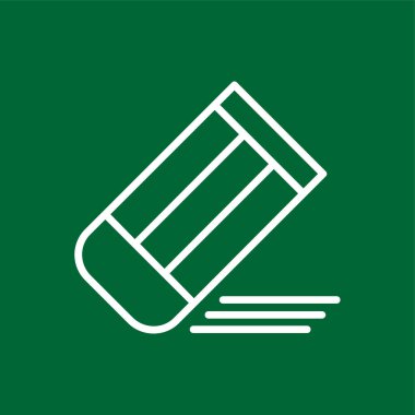 silgi simgesi, vektör illüstrasyonu basit tasarım