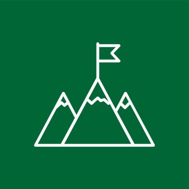 Görev simgesi, vektör illüstrasyonu basit tasarım