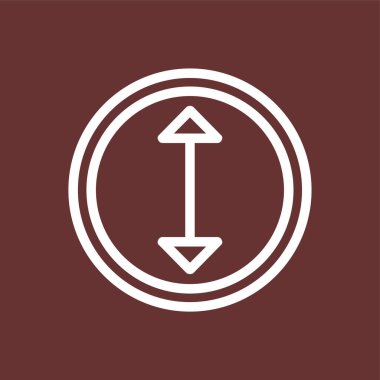 yön simgesi, vektör illüstrasyonu basit tasarım