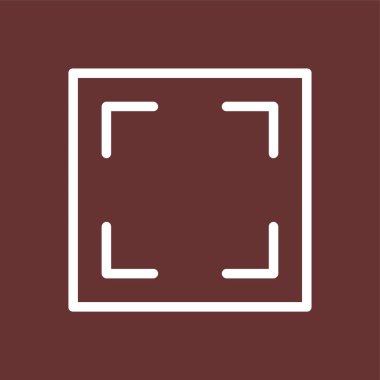 Görünüm Oranı simgesi, vektör illüstrasyonu basit tasarım