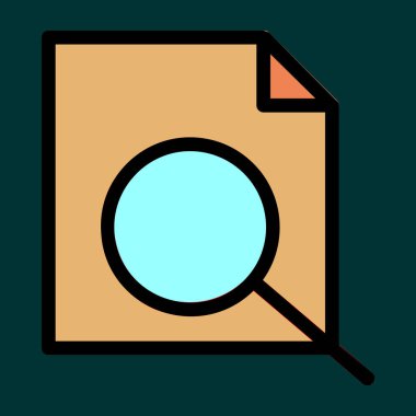 dosya simgesi, vektör illüstrasyonu basit tasarım