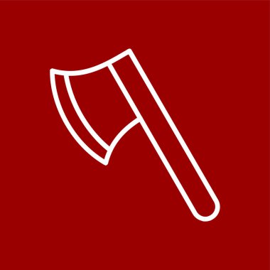 Balta simgesi, vektör illüstrasyonu basit tasarım