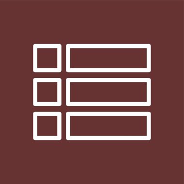 menü simgesi, vektör illüstrasyonu basit tasarım