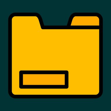 dizin simgesi, vektör illüstrasyonu basit tasarım